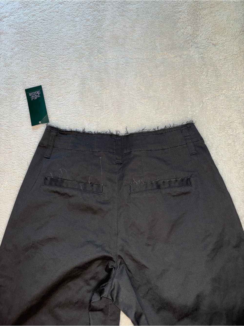 Wild Fable Women's Dark Gray Mid-Rise Chino Pants - Picture 7 of 7